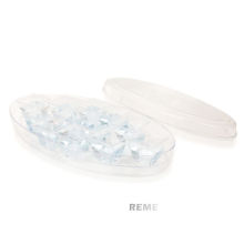 Kova Dessert Cup 3.8 Oz with Lid in Oval Box